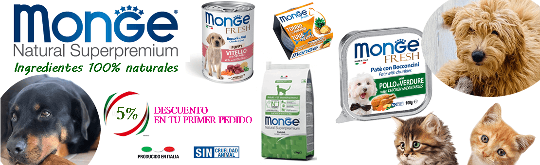 pienso monge para perros y gatos